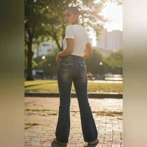 URBAN WEEKEND  Blue Embellished Women's Jeans